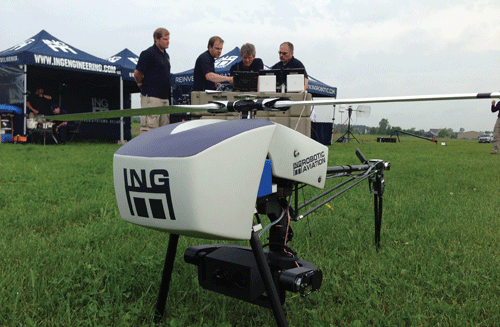 ING Robotics says its Responder unmanned aerial vehicles are becoming popular with industrial customers. PHOTO: ING ROBOTIC AVIATION