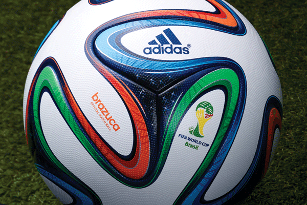 Each game ball is worth about $170. PHOTO: ADIDAS AG